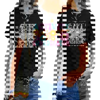 Activity Coordinator Week Groovy Appreciation Day For Women Women T-shirt - Thegiftio