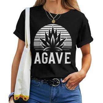 Agave Minimalist Desert Plant Women T-shirt - Thegiftio UK