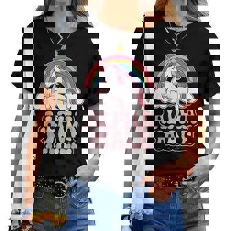 Alpha Male Unicorn Sarcastic Ironic Memes Weird Humor Women T-shirt | Mazezy