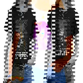 Amantes De Dibujos Animados Japonesesólo Una Chica Que Ama A Las Es De Anime In Mangas Camiseta de mujer - Regaloses