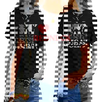 Amo A Mi Redneck Marido Redneck Esposa Pareja Grunge Camiseta de mujer - Regaloses