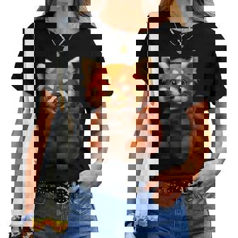 Amoureux Du Panda Roux T-shirt femme - Cadeauxyz