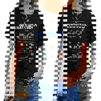 Animal Of The World Trash Panda Danger Noodle Sea Flap Flap Women T-shirt | Mazezy