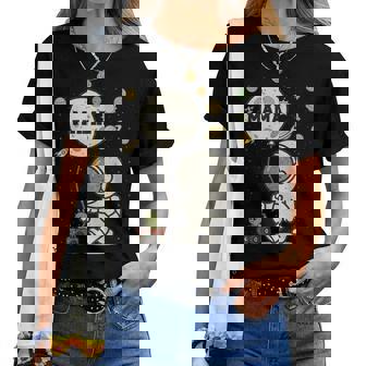 Astronaut Mama Space Birthday Women T-shirt | Mazezy