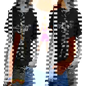 Athletic Woman Lifting Weights Women T-shirt - Thegiftio