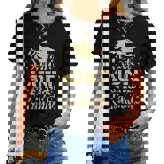 Aunt Senior 2025 Proud Aunt Of A Class Of 2025 Graduate Women T-shirt - Thegiftio