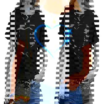 Autism Autism Awareness Autism Mom Love レディースTシャツ - Kawaiitshirt