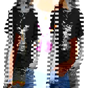 Bad Bunny Hombres Y Conejo Amantes Camiseta de mujer - Regaloses