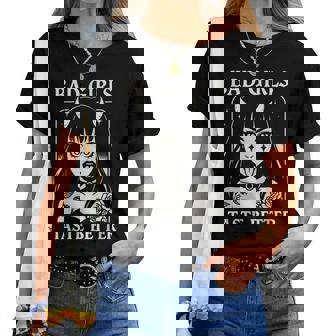 Bad Girls Taste Better Adult Humor Tattoos Men Women T-shirt | Seseable UK