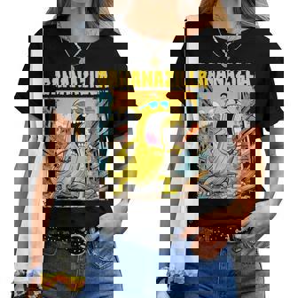 Bananazilla Banana Béisbol Monster Bananas Niños Jóvenes Niños Camiseta de mujer - Regaloses