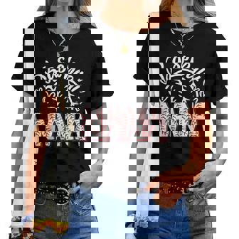 Baseball Nana Cute Proud Loud Senior Baseball Player Nana Women T-shirt - Thegiftio