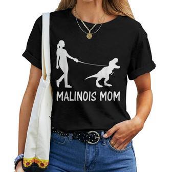 Belga Malinois Mamma Dinosauro Trex Cane Proprietario Donne Madre Maglietta da donna - Novitaregali