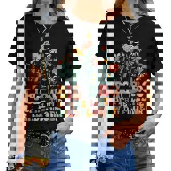 Big Brother Of The Little Wildflower Birthday Party Baby Women T-shirt | Mazezy