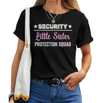 Big Brother Security Little Sister Protection Squad Women T-shirt - Thegiftio UK