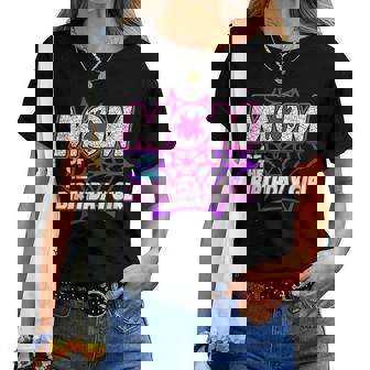 Birthday Girl Mom Of The Birthday Girl Spider Birthday Party Women T-shirt | Seseable UK