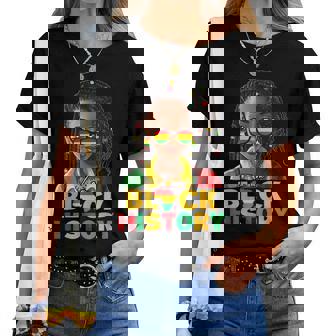 I Am Black History Girl Black History Month Junenth Women T-shirt - Thegiftio