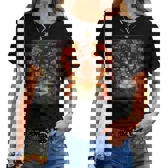 Black History Month Black Afro Girl Book Lovers Women T-shirt | Mazezy