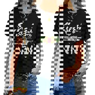 Blessed To Be Called Nani Floral Arrow Women T-shirt | Mazezy