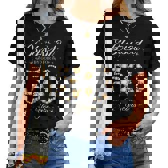Blessed By God For 50 Years Old 50Th Birthday Party Women T-shirt | Mazezy