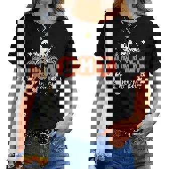 Bmt Boo Crew Halloween Ghost Bone Marrow Transplant Nurse Women T-shirt | Mazezy