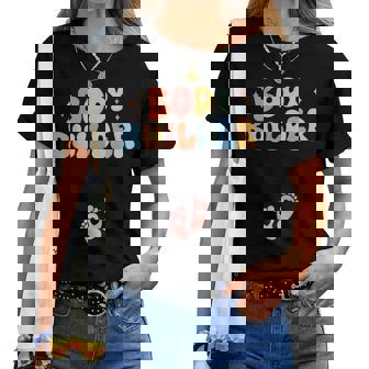 Bodybuilder Pregnancy Announcement Workout Pregnant Women Women T-shirt | Mazezy