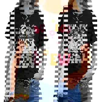 Boo Boo Crew Spooky Nurse Ghost Nursing Halloween Nurse Women T-shirt | Mazezy