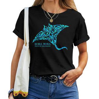 Bora Bora French Polynesia Manta Ray Boys Girls Women T-shirt - Thegiftio UK