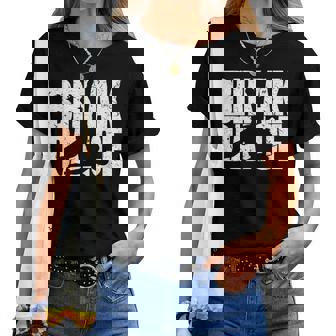 Break Dance ヒップホップ レトロ 風車 ギフト キッズ Bboy Bgirl レディースTシャツ - Kawaiitshirt