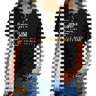 Broma Divertida De Fitness Tomada En El Gimnasio Camiseta de mujer - Regaloses