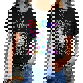 Brother Of Birthday Girl Skater Roller Skate Family Party Women T-shirt - Thegiftio