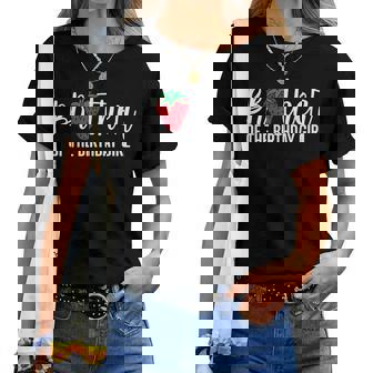 Brother Of The Birthday Girl Strawberry Bday Party Theme Women T-shirt - Thegiftio