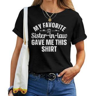 Brother-In-Law From Sister In Law Brother In Law Women T-shirt - Thegiftio UK