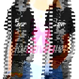 Burnouts Or Bows Team Girl Team Bows Gender Reveal Women T-shirt | Mazezy