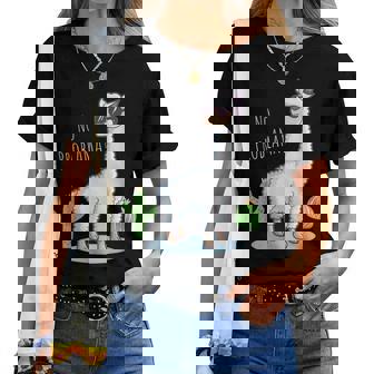 Cadeaux Amusants En Forme De Cactus Llama No Problama T-shirt femme - Cadeauxyz