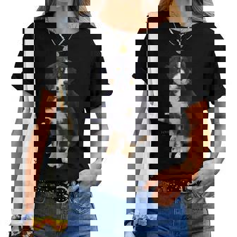 Camicia Bernese Mountain Dog Bernen Mom Dad Dog Pet Love Maglietta da donna - Novitaregali