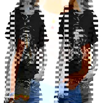 Camisa Che Guevara Rock On Cuba Rebel Cuban Cigar Cuello Camiseta de mujer - Regaloses