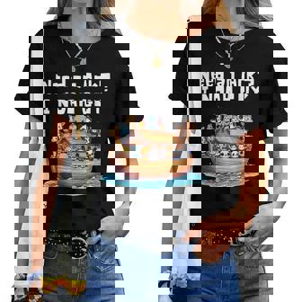 Cartoon Animal Need An Ark I Noah Guy Christian Women T-shirt - Thegiftio