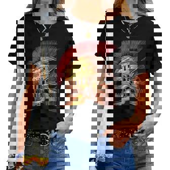 Casco Centurión Romano Hecho Del Coliseo Camiseta de mujer - Regaloses