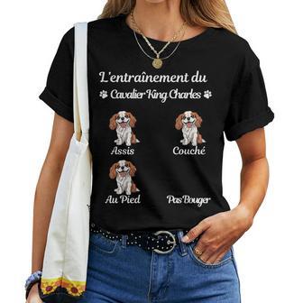 Cavalier King Charles Humour Cavalier King Charles Manche Longue T-shirt femme - Cadeauxyz
