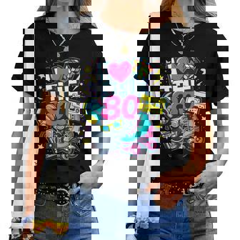 Chemise I Love The 80S Pour Homme Et Costume De Fêteintage Des Années 80 Manche Longue T-shirt femme - Cadeauxyz