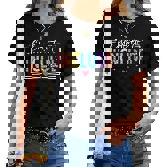 Choose To Include Special Education Teacher Autism Awareness Women T-shirt | Mazezy