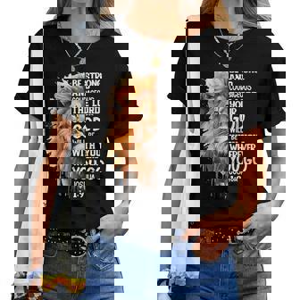 Christian Bible Verse Lion Of Judah Jesus God Women T-shirt - Thegiftio