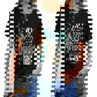 Christian Floral Guitar I Will Sing Of The Goodness Of God Women T-shirt - Thegiftio