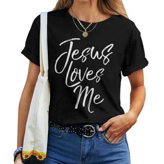 Cita Cristiana Linda Para Las Es Jesús Me Ama Camiseta de mujer - Regaloses