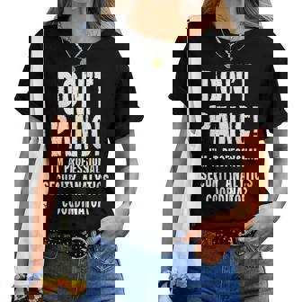 Coordonnateur Des Analyses Deécurité T-shirt femme - Cadeauxyz