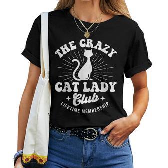 The Crazy Cat Lady Club Katze Katzenliebhaber T-shirt Frauen - Geschenkecke