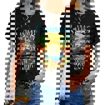 Cruising With My Mom Daughter Son Cruise Vacation Matching Women T-shirt - Thegiftio