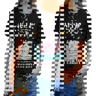 Cute Pj N Boys Pjs Girls Pjs This Is My Pig Pajama Women T-shirt | Mazezy