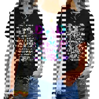 Dad Of The K-Pop Birthday Girls Korean Music Women T-shirt - Thegiftio