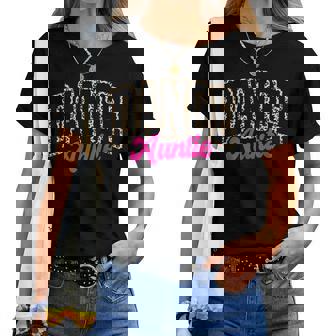 Dance Auntie Leopard Dancing Aunt Life Girls Dancer Women T-shirt - Thegiftio